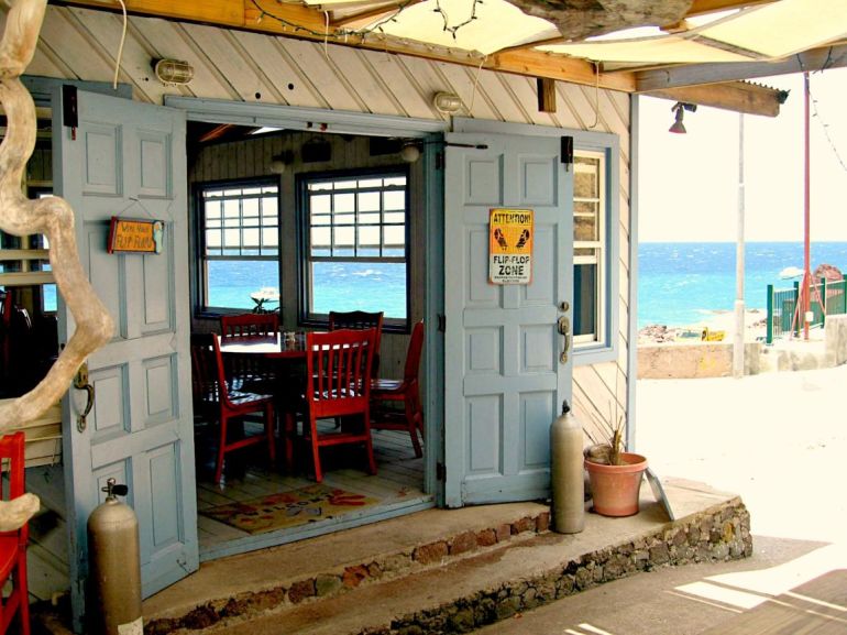 Deep End Restaurant Fort Bay Saba