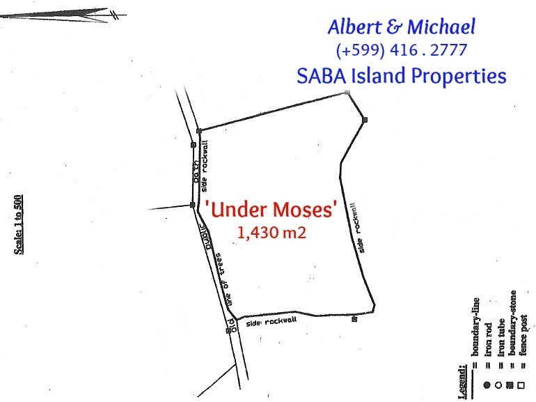 UNder Moses Land For sale Saba