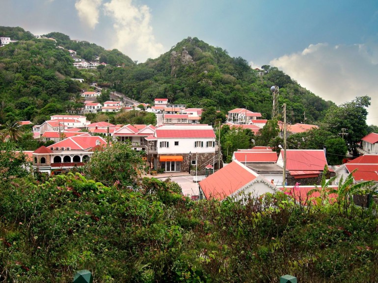 Windwardside Village Saba Dutch Caribbean