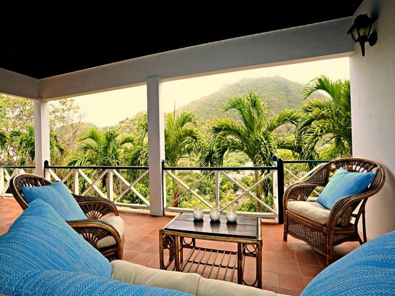 Villa Fairview Rental Booby Hill Saba