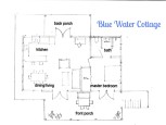 Blue water Cottage Floor Plan Saba