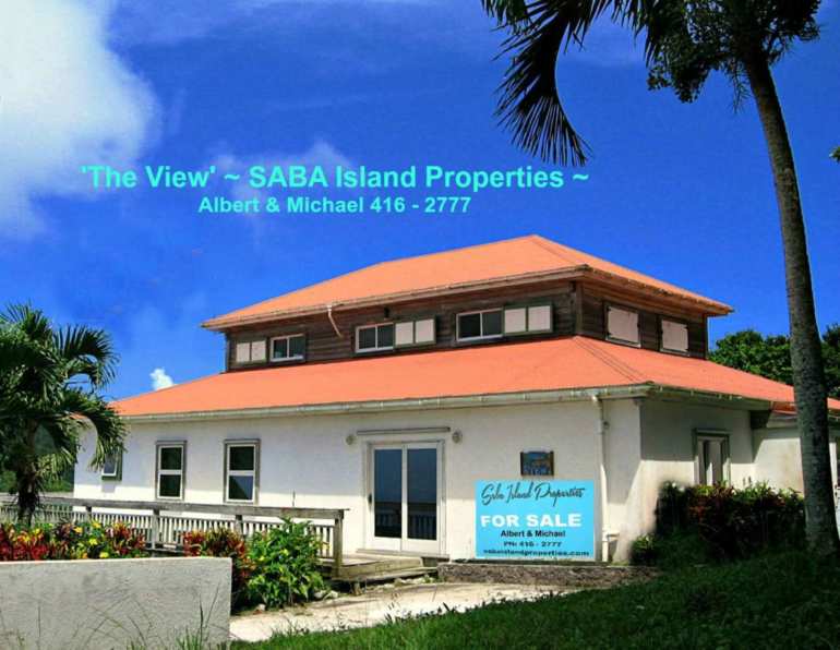 The View For Sale - Albert & Michael - Saba Island Properties