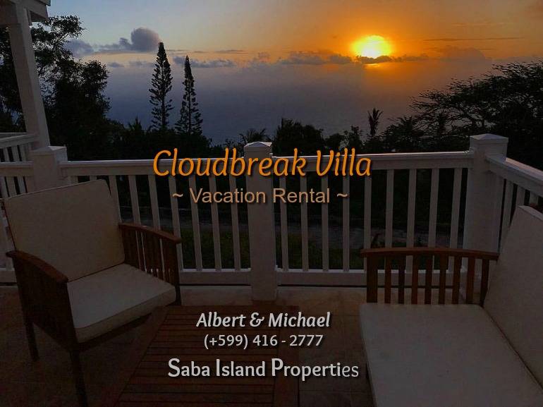 Cloudbreak Villa - Vacation Rental - Albert & Michael - Saba Island Properties