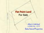 Flat Point Land For Sale - Albert & Michael - Saba Island Properties