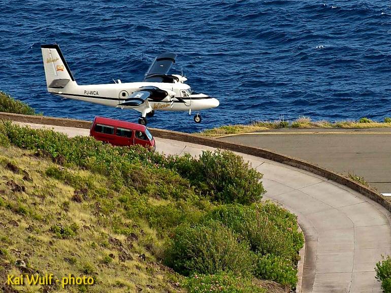 Kai Wulf Photo - Winair on Saba - Albert & Michael - Saba Island Properties