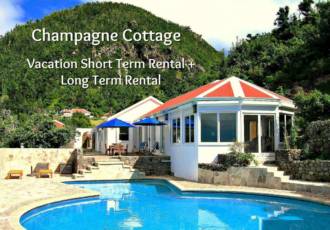 Champagne Cottage - For Rent - Albert & Michael - Saba Island Properties