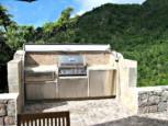 Champagne Cottage Grill - Rental - Albert & Michael - Saba Island Properties