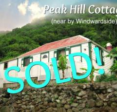Peak Hill Cottage - Sold - Albert & Michael - Saba Island Properties
