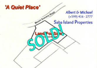 A Quiet Place - Land on Saba - Sold - Albert & Michael - Saba Island Properties