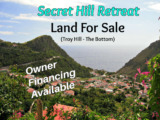Secret Hill Retreat - Land For Sale - Owner Financing Available - Albert & Michael - Saba Island Properties - Exclusive Agents