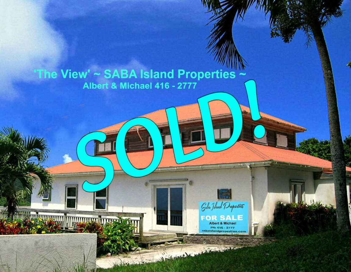 'The View'- SOLD! - Albert & Michael - Saba Island Properties - Saba ...