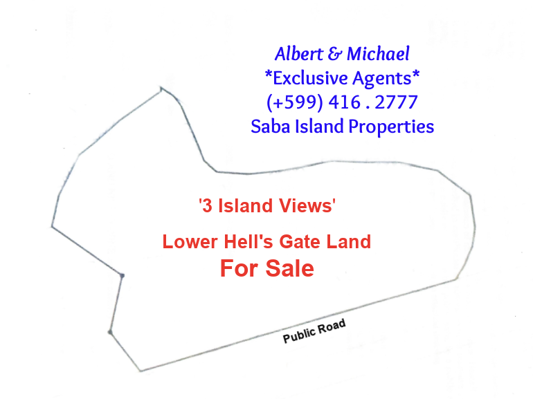 3 Island Views - Land For Sale - Saba Island Properties - Albert + Michael