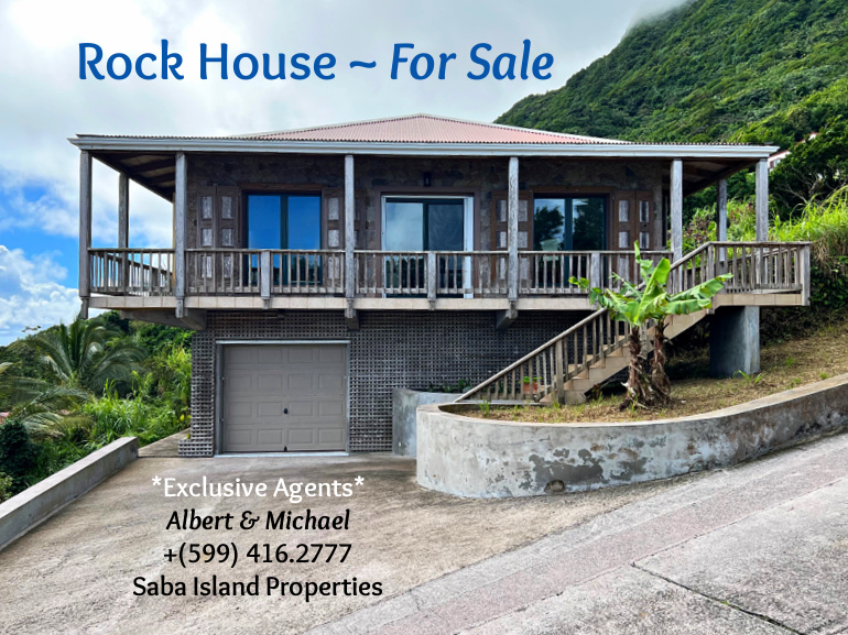 Rock House - For Sale - Saba Island Properties - Albert & Michael